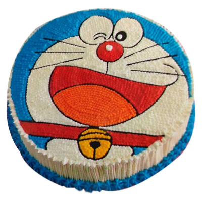 "Doraemon Cartoon Cake weight-2 Kg - Click here to View more details about this Product